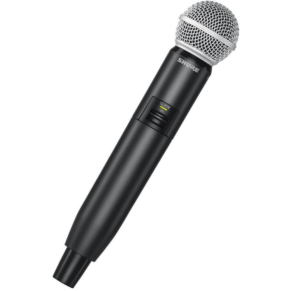 Shure GLXD2/SM58 Transmisor de mano digital con batería recargable SB902